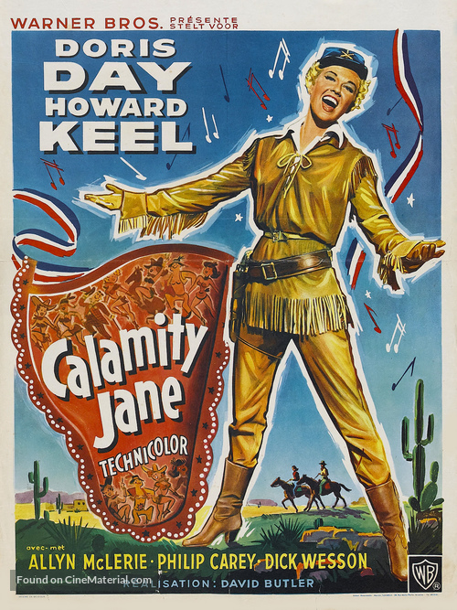 Calamity Jane - Belgian Movie Poster