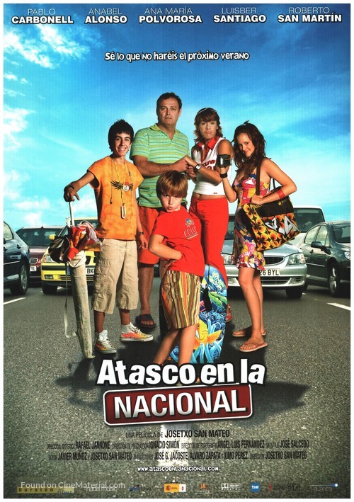 Atasco en la nacional - Spanish Movie Poster