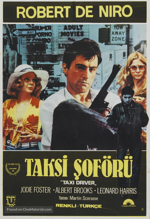 Taxi Driver - Turkish Movie Poster