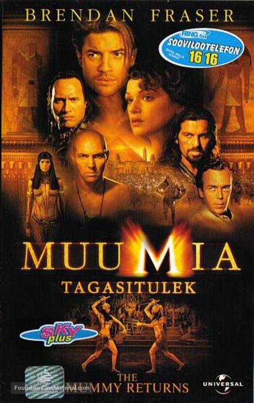 The Mummy Returns - Estonian VHS movie cover
