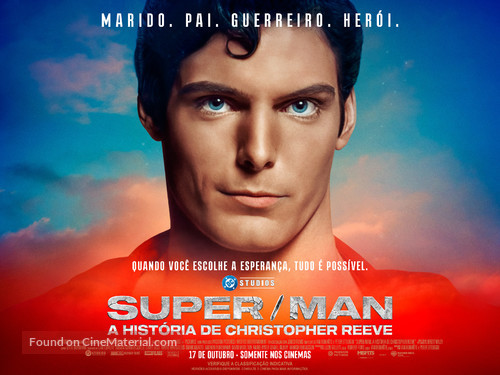 Super/Man: The Christopher Reeve Story - Brazilian Movie Poster