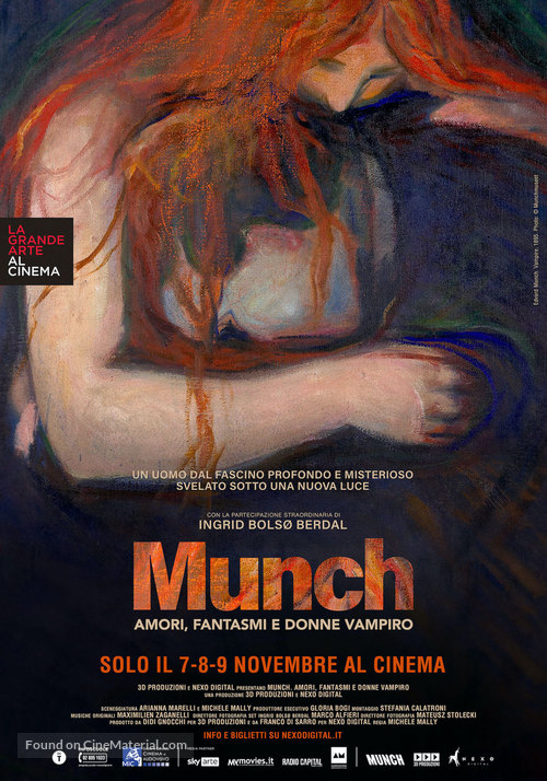 Munch: Love, Ghosts and Lady Vampires - Italian Movie Poster
