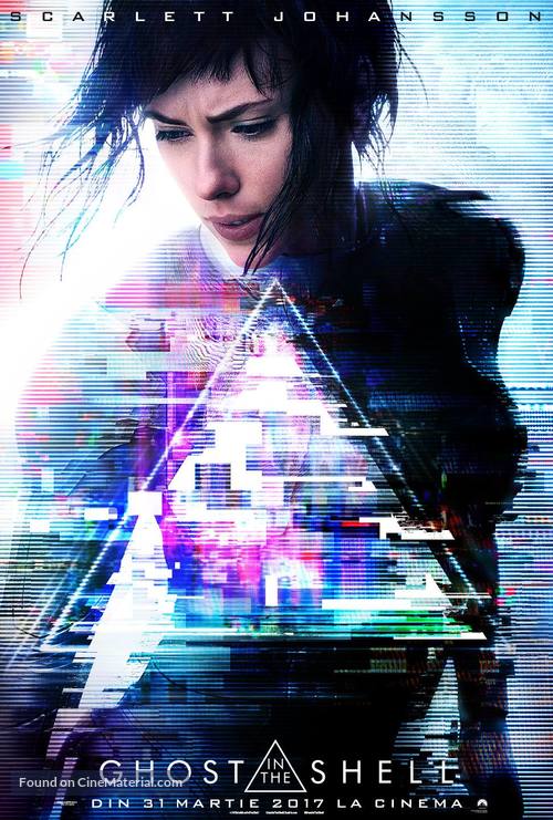 Ghost in the Shell - Romanian Movie Poster