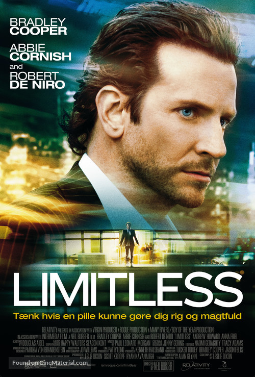 Limitless - Danish Movie Poster