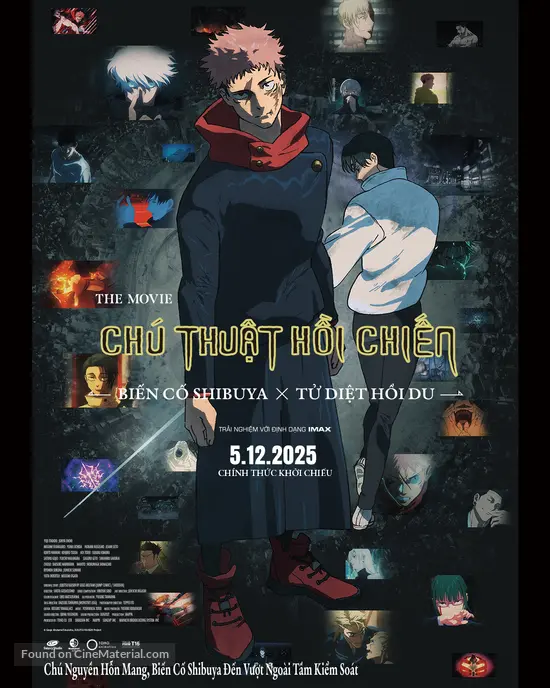 Gekij&ocirc;-ban Jujutsu Kaisen Shibuya Jihen Tokubetsu Hensh&ucirc;-ban &times; Shimetsu Kaiy&ucirc; Senk&ocirc; J&ocirc;ei - Vietnamese Movie Poster