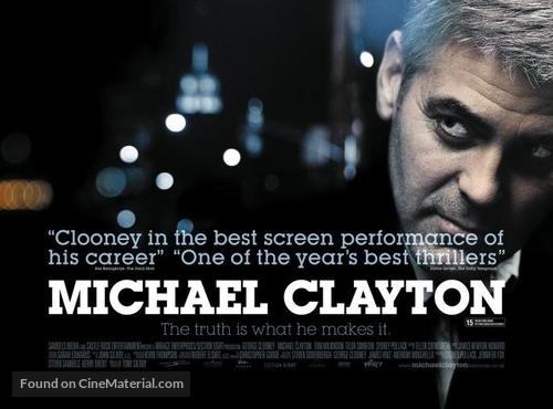 Michael Clayton - British Movie Poster