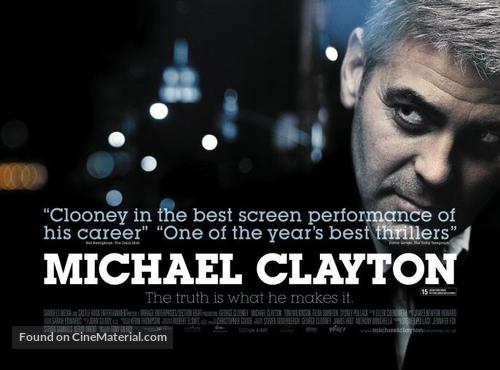 Michael Clayton - British Movie Poster