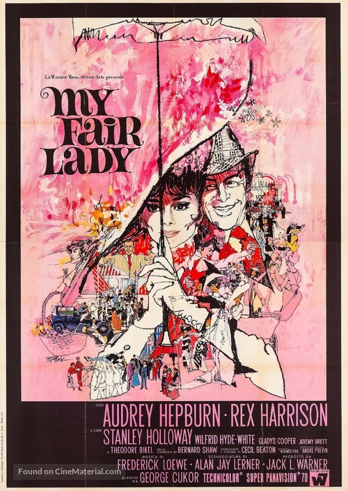 My Fair Lady - Italian Movie Poster