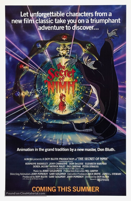 The Secret of NIMH - Movie Poster