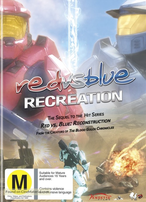 &quot;Red vs. Blue: The Blood Gulch Chronicles&quot; - New Zealand DVD movie cover