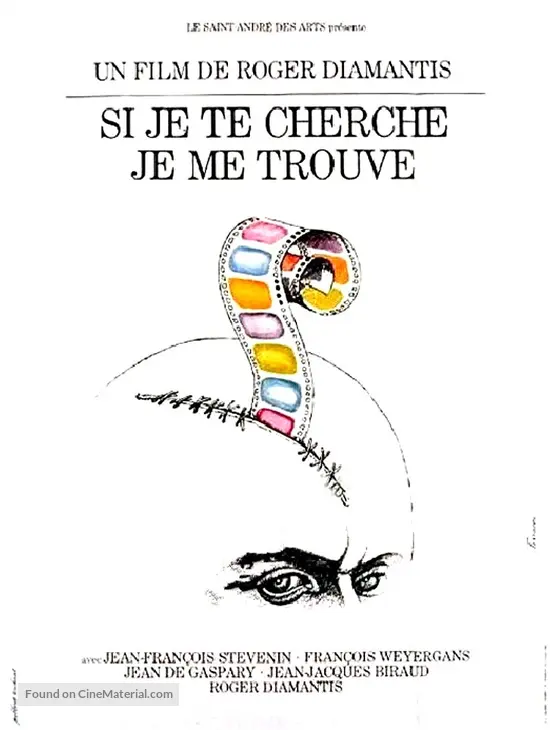 Si j&#039;te cherche... j&#039;me trouve - French Movie Poster