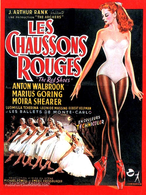 The Red Shoes - Belgian Movie Poster