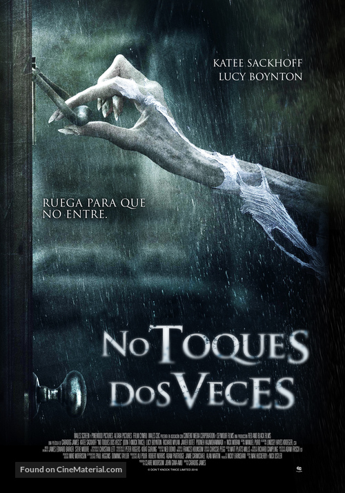Don&#039;t Knock Twice - Colombian Movie Poster