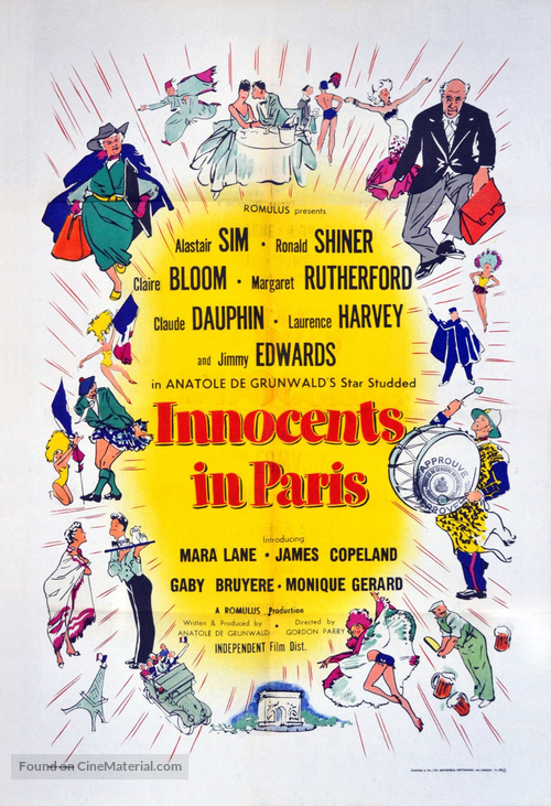 Innocents in Paris - British Movie Poster