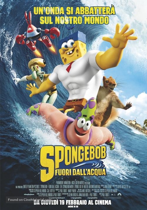 The SpongeBob Movie: Sponge Out of Water - Italian Movie Poster