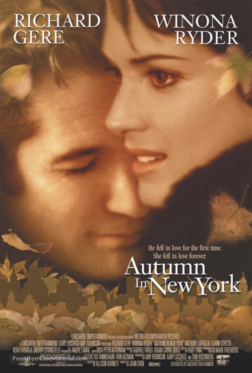 Autumn in New York - Movie Poster