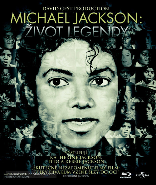Michael Jackson: The Life of an Icon - Czech Blu-Ray movie cover