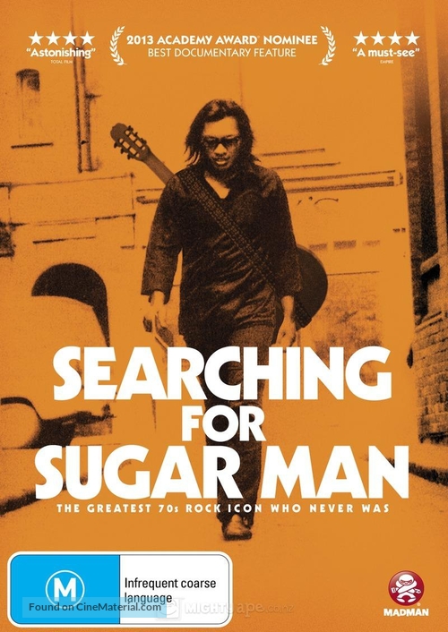Searching for Sugar Man - Australian DVD movie cover
