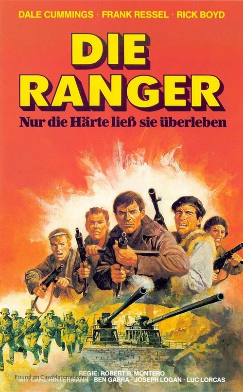 Rangers attacco ora X - German VHS movie cover