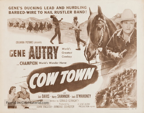 Cow Town - Re-release movie poster