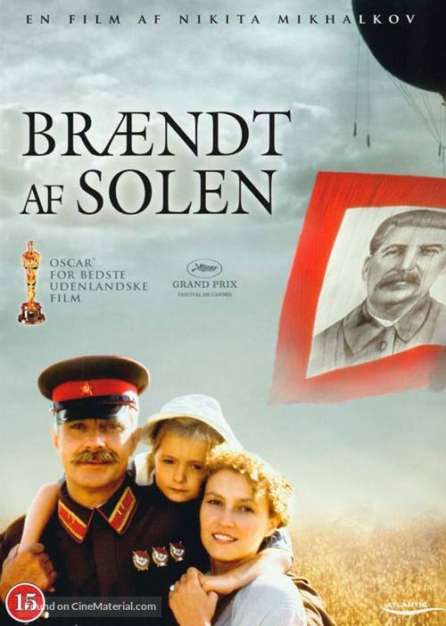 Utomlyonnye solntsem - Danish DVD movie cover