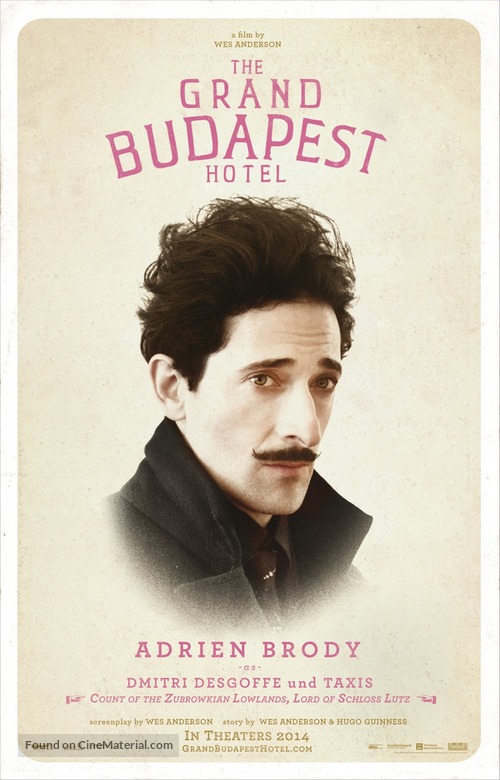 The Grand Budapest Hotel - Movie Poster