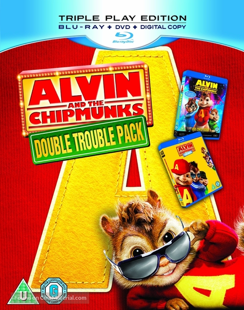 Alvin and the Chipmunks: The Squeakquel - British Movie Cover