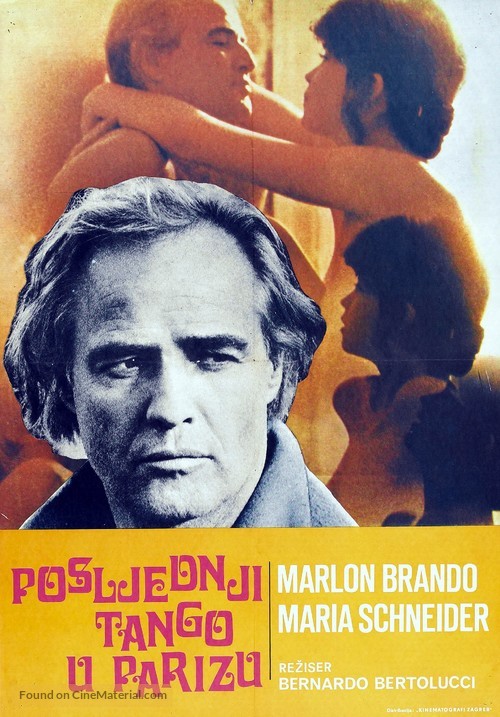 Ultimo tango a Parigi - Yugoslav Movie Poster