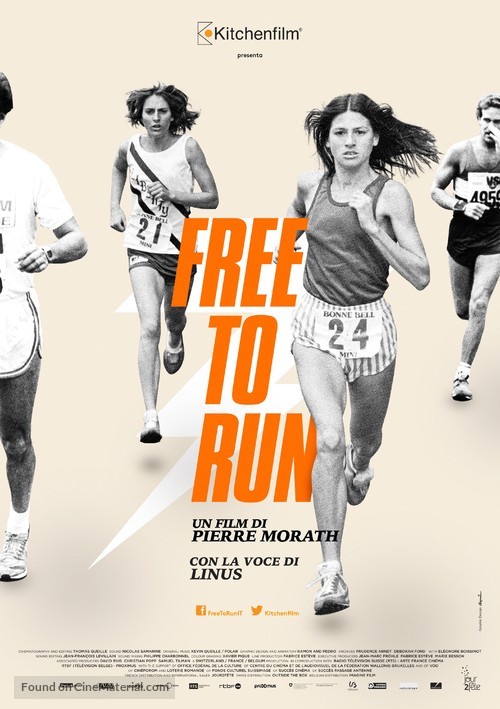 Free to Run - Italian Movie Poster
