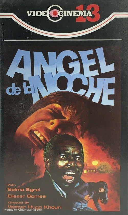 O Anjo da Noite - Spanish VHS movie cover