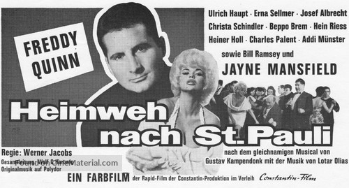 Heimweh nach St. Pauli - German poster