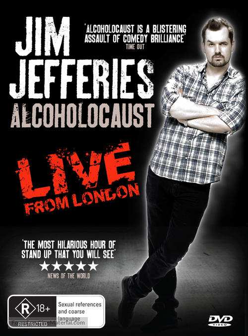 Jim Jefferies Alcoholocaust - Australian DVD movie cover