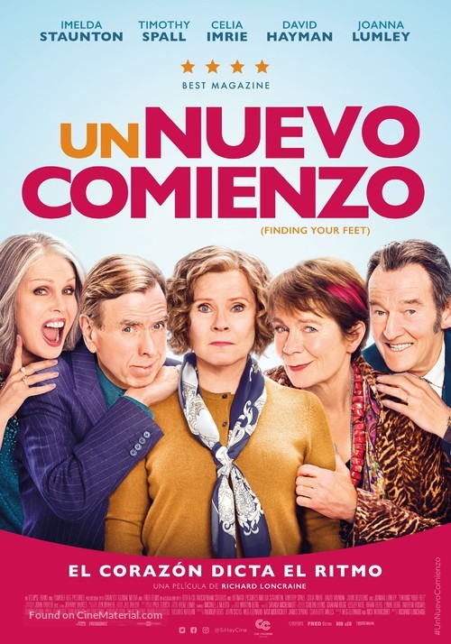 Finding Your Feet - Colombian Movie Poster