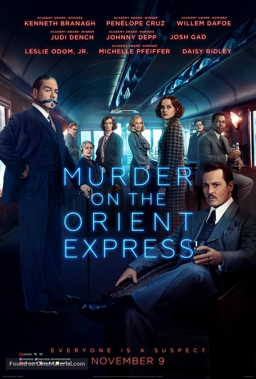 Murder on the Orient Express - Egyptian Movie Poster
