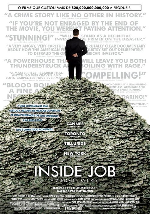 Inside Job - Portuguese Movie Poster