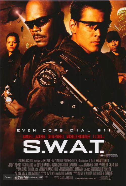 S.W.A.T. - Australian Movie Poster