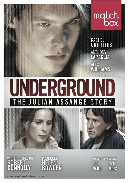 Underground: The Julian Assange Story - DVD movie cover