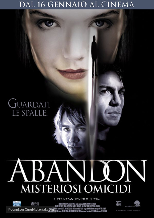 Abandon - Italian Movie Poster