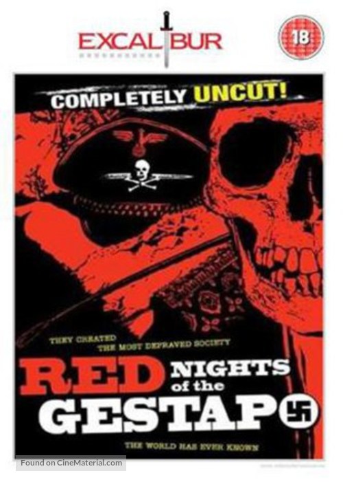 Le lunghe notti della Gestapo - British DVD movie cover