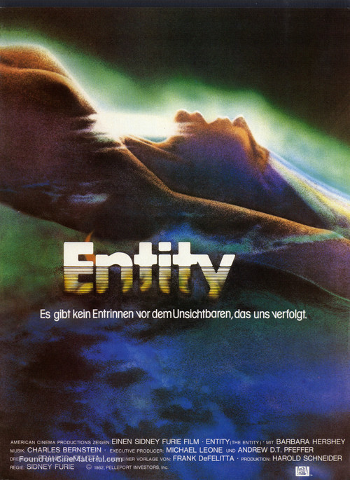 The Entity - German Movie Poster