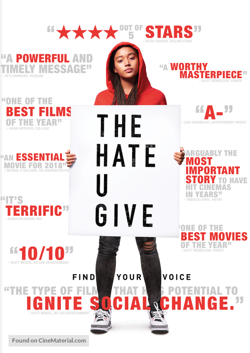 The Hate U Give - Movie Cover