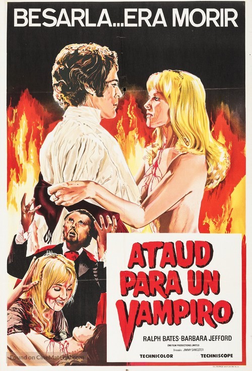 Lust for a Vampire - Spanish Movie Poster