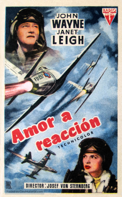 Jet Pilot - Spanish Movie Poster