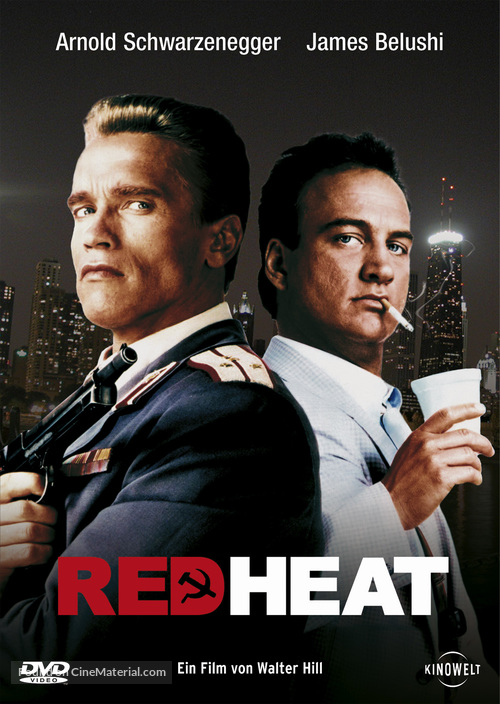 Red Heat - German DVD movie cover