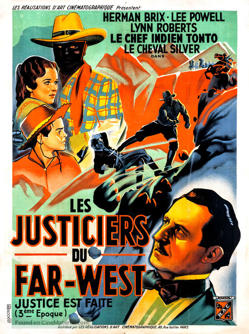 The Lone Ranger - French Movie Poster
