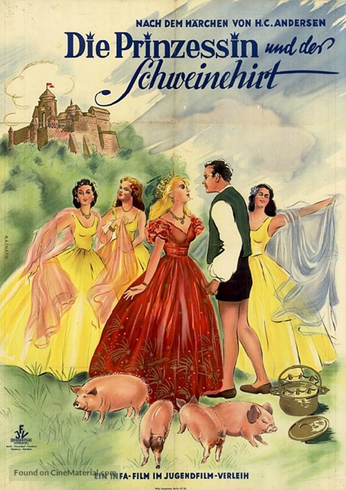 Die Prinzessin und der Schweinehirt - German Movie Poster