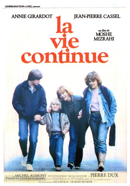 La vie continue - French Movie Poster