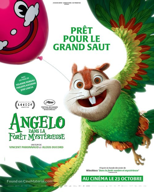 Angelo dans la for&ecirc;t myst&eacute;rieuse - French Movie Poster