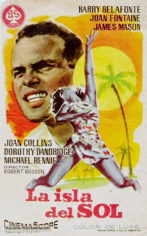 Island in the Sun - Spanish Movie Poster