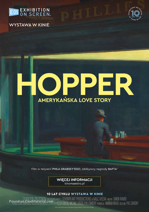 Exhibition on Screen: Hopper - An American Love Story - Polish Movie Poster